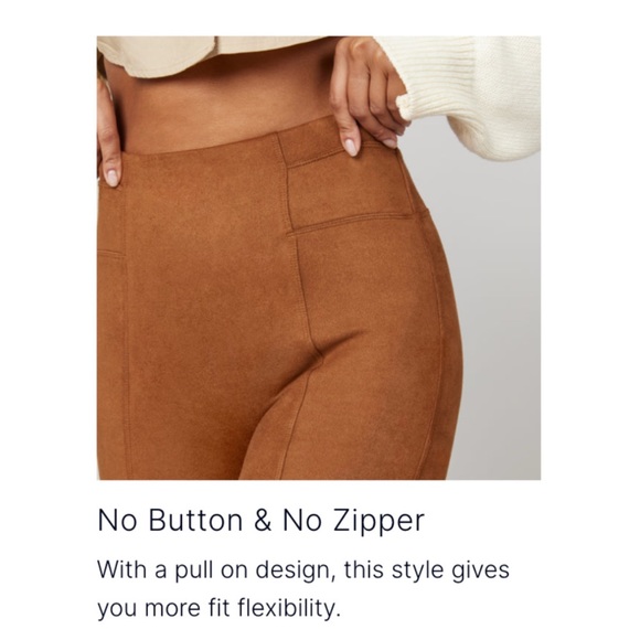 NWT Spanx faux suede leggings large - Picture 7 of 14